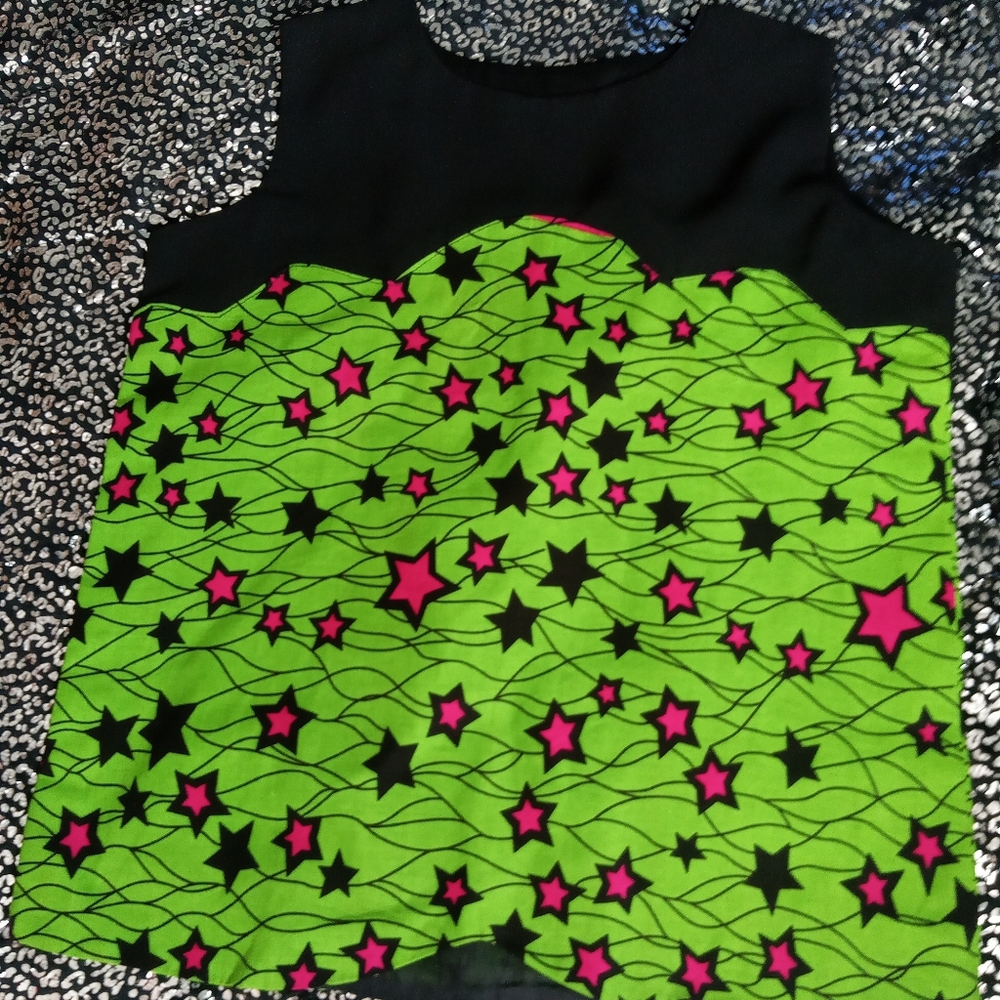 Ankara African Ladies top